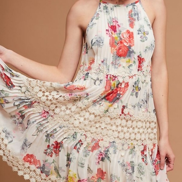 Anthropologie Dresses & Skirts - Anthro Ranna Gill Kalila Floral & Lace Dress
